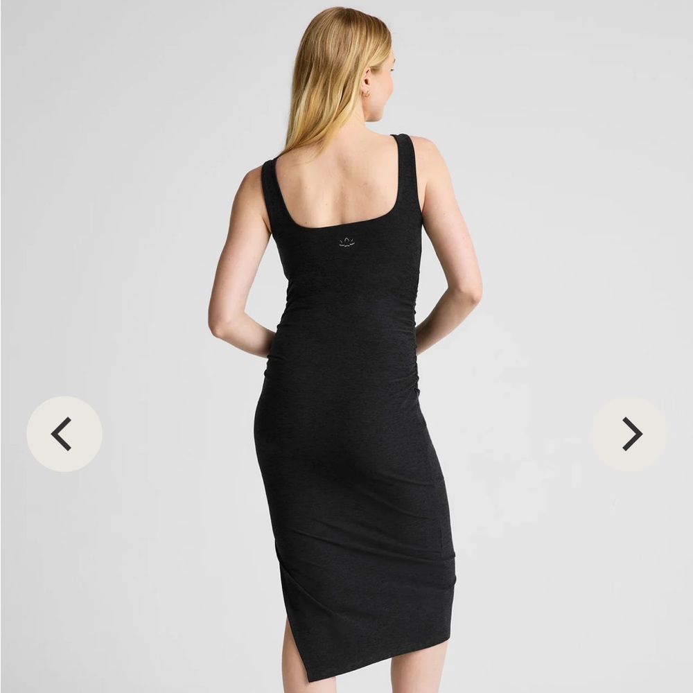Elegant Black Sleeveless Dress maternity